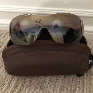 Maui Jim KULA Wrap Around Rimless Sunglasses